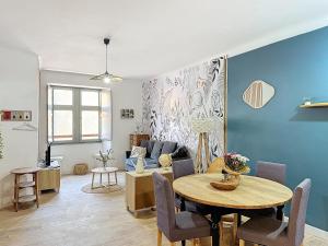 Χώρος καθιστικού στο 2 chambres Évasion Ardéchoise