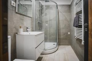 Koupelna v ubytování Gál Apartman Szeged -Keco-