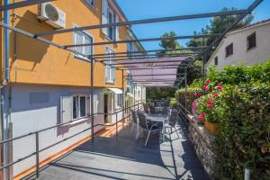 Balkón nebo terasa v ubytování Apartments Villa Borik