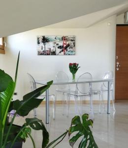 Posezení v ubytování Mansarda in Villa Vescovado