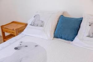 Posteľ alebo postele v izbe v ubytovaní Maison de vacances Chez André