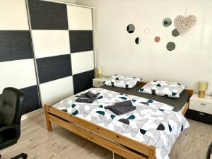 Postel nebo postele na pokoji v ubytování Apartman Lucija kuća za odmor