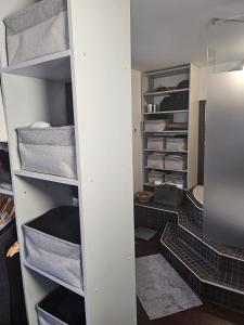 Ένα ή περισσότερα κρεβάτια σε δωμάτιο στο Apartments Faak