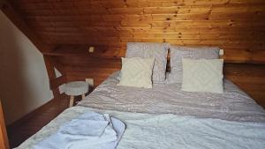 Postel nebo postele na pokoji v ubytování Gite Marie Le Bellanoy
