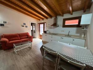 Kuchyňa alebo kuchynka v ubytovaní Apartamentos rurales Casa Gorrión - Mazaricos