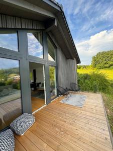 Balkón nebo terasa v ubytování Superior Tiny Home