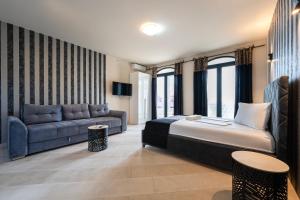 Postel nebo postele na pokoji v ubytování Villa Glamour