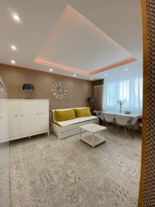 Posezení v ubytování Apartmán Rysy