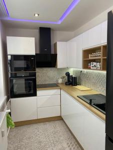 Kuchyň nebo kuchyňský kout v ubytování Apartmán Rysy