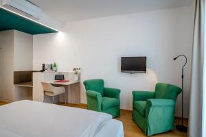 Televisyen dan/atau pusat hiburan di Boutique Hotel Hauser