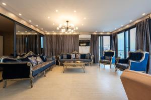 Posezení v ubytování Villa Glamour