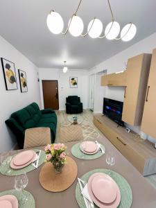 Ruang duduk di ACM Premium 3 camere Apartament elegant