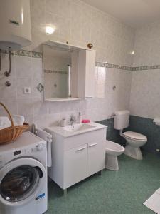 a bathroom with a washing machine and a washer at Apartment Katarina in Vodnjan +16 photos