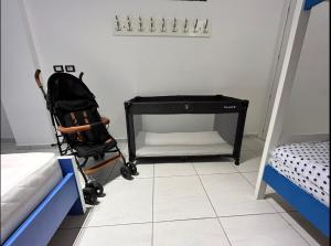 Postel nebo postele na pokoji v ubytování Golden apartment 1