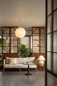 Posezení v ubytování 昆明市呈贡区椿屿岚酒店 Chun Yulan Hotel
