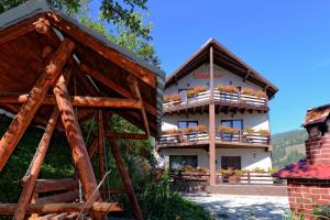 Bygningen som pensionatet ligger i