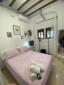 Postel nebo postele na pokoji v ubytování La Escalerita + 38 fotografií