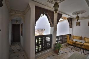 Posezení v ubytování Riad Fez Mahal