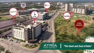 Nespecifikovaný výhled na destinaci Iloilo City nebo výhled na město při pohledu z apartmánu