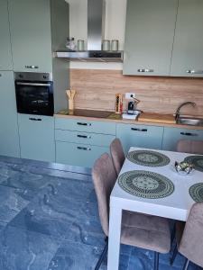 Η κουζίνα ή μικρή κουζίνα στο Apartman Istria Green