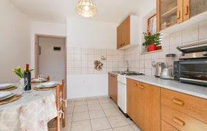 Η κουζίνα ή μικρή κουζίνα στο Stunning Apartment In Mali Losinj