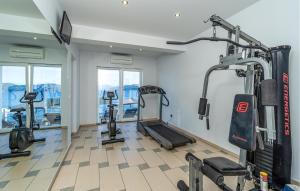 Fitness centrum a/nebo fitness zařízení v ubytování Gorgeous Home In Sreser With Sauna