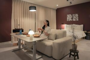 Posezení v ubytování Object AanK Hotel Gumi