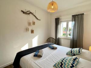 Vila Vera Seafront Apartments客房内的一张或多张床位
