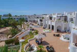 an aerial view of the courtyard of a resort at Odyssee Resort Thalasso & SPA in Zarzis