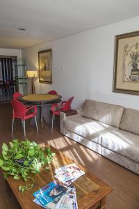 Χώρος καθιστικού στο Hotel Flat Itaipava +51 φωτογραφίες