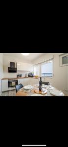 Kuchyň nebo kuchyňský kout v ubytování Apartman Jan