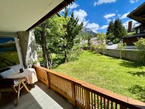 Zahrada ubytování Alpine Studio Apartment