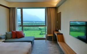 TV a/nebo společenská místnost v ubytování Taroko Liiko Hotels