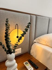 Postel nebo postele na pokoji v ubytování Agate Luxury 2B + 3 fotografie