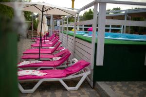 Bazén v ubytování Flamingo Family Club nebo v jeho okolí