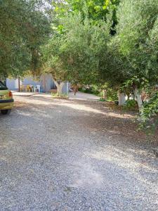Vonkajšia záhrada v ubytovaní Κυανή Ακτή - Agia Paraskevi