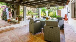 Posezení v ubytování Finca El Capricho