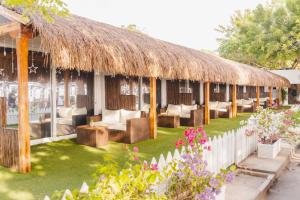 Zahrada ubytování Bora Bora Beach Club & Hotel