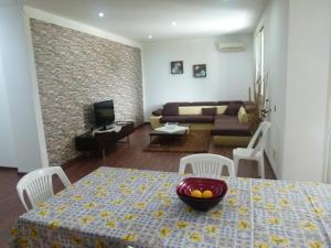 Χώρος καθιστικού στο Villa Aurora Appartamento in villa con piscina