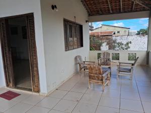 Balkoni atau teres di Linda Casa de Temporada em São Luis-Ma