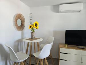 TV a/nebo společenská místnost v ubytování The Sunflower