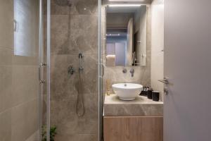 Kúpeľňa v ubytovaní De Bosset Suites Kefalonia