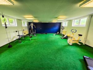 Fitness centrum a/nebo fitness zařízení v ubytování Nature Shelter Hotel