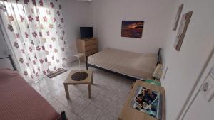 TV a/nebo společenská místnost v ubytování Makis Apartments Flogita