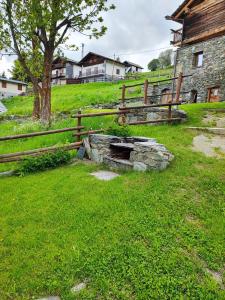 Zahrada ubytování Ma Maison a Chamois