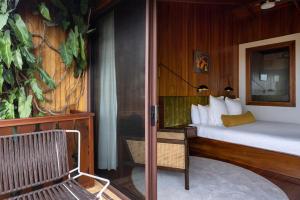 Postel nebo postele na pokoji v ubytování Hotel Belmar