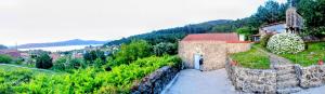 a house on the side of a mountain at Casa do Fieiro in Miñortos