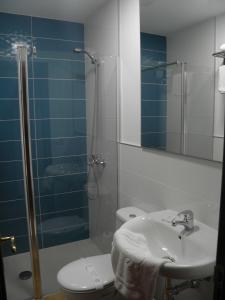 Koupelna v ubytování Hostal Albacar