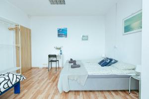 Postel nebo postele na pokoji v ubytování Hostel Metro Kabaty