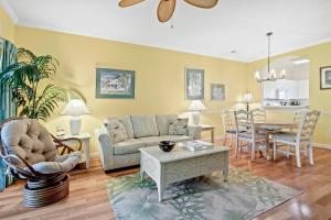 A seating area at Coastal Calm Retreat